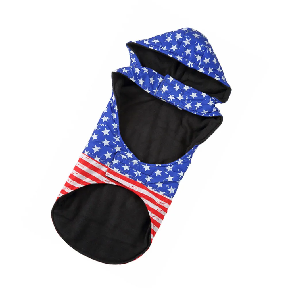 

Winter Pet Hoodie for Big Dogs Soft Polyester Dog Coat Fashionable Eye-Catching Design Comfortable Warmth for Cold Weather Dog