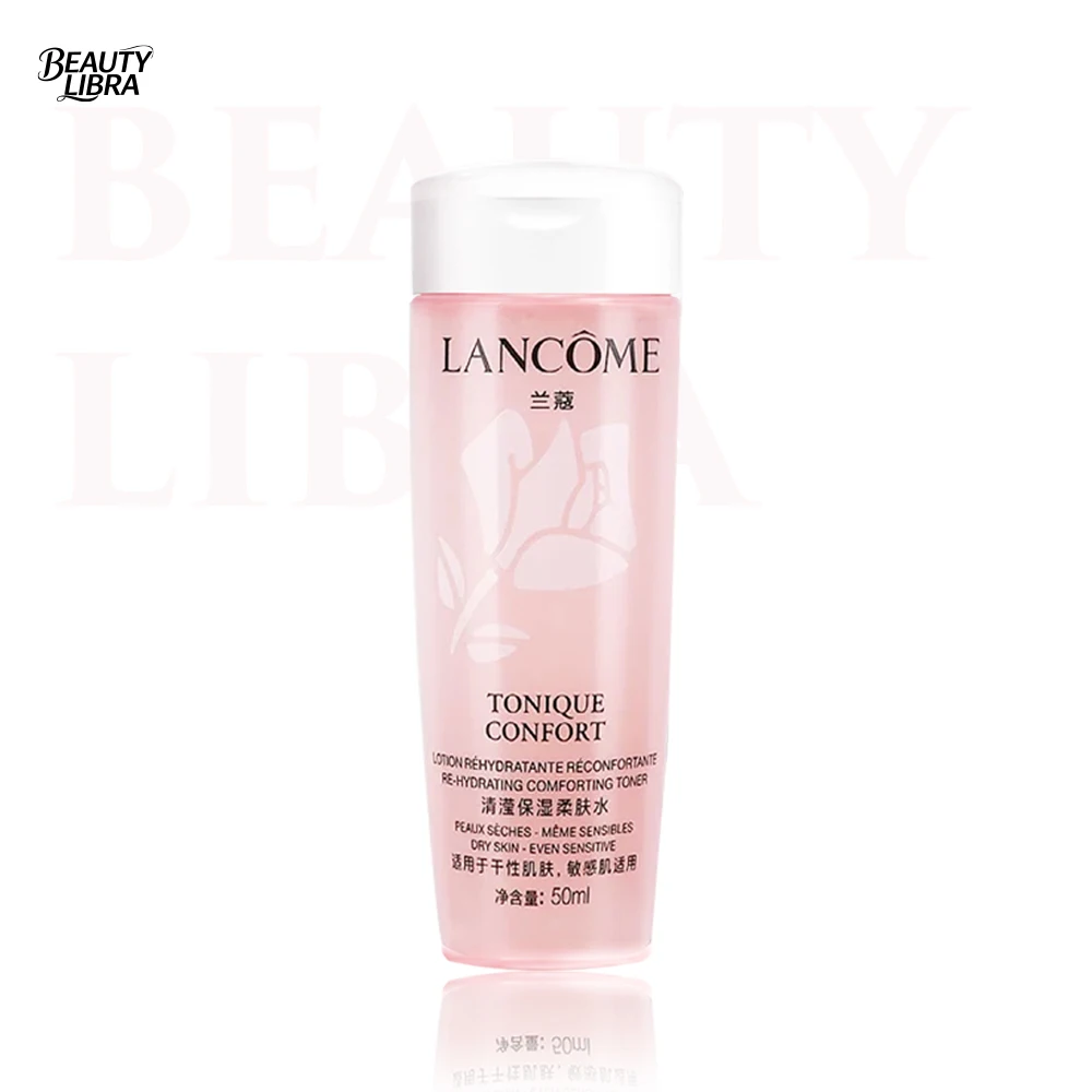 Lancôme Tonique Confort Hydrating Toner 50ml Mini Travel Size Alcohol-Free Gentle Soothing Softening Facial Lotion Moisturising