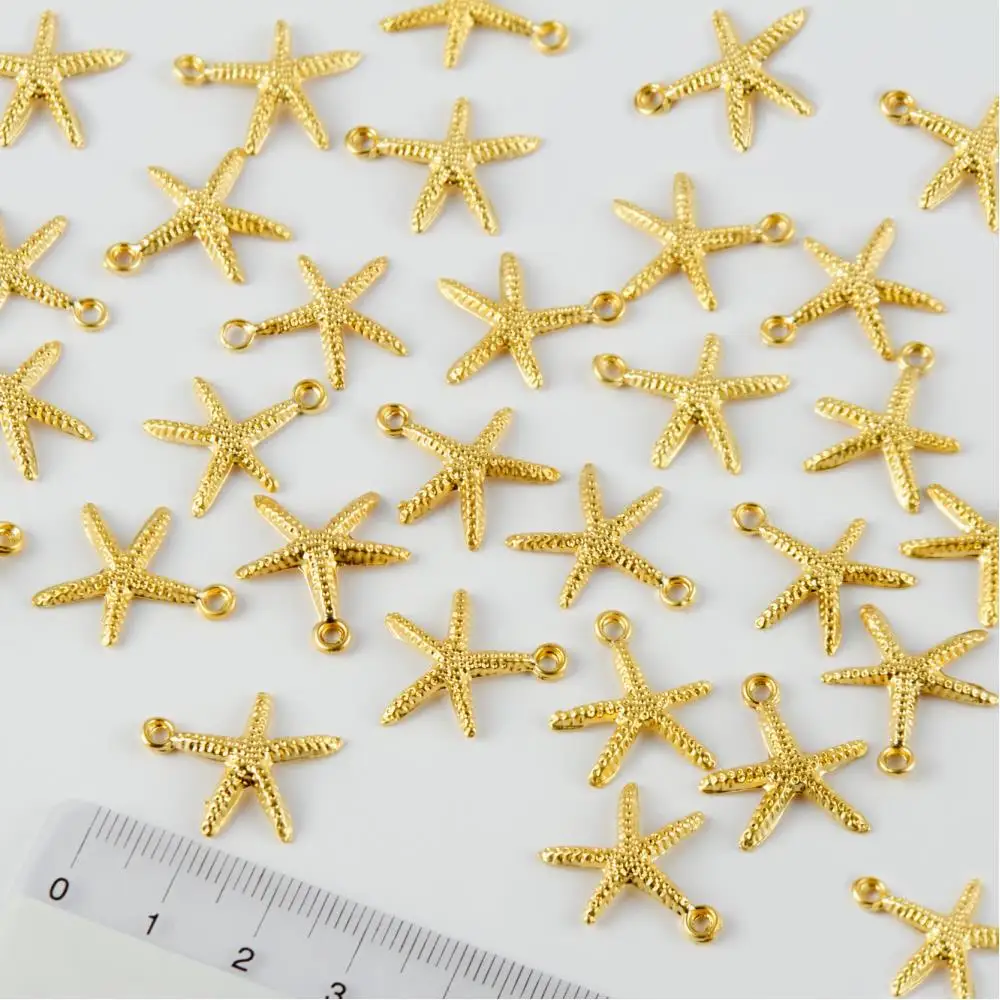 Sea Star Figured Gold Plated Bracket 1 Pcs