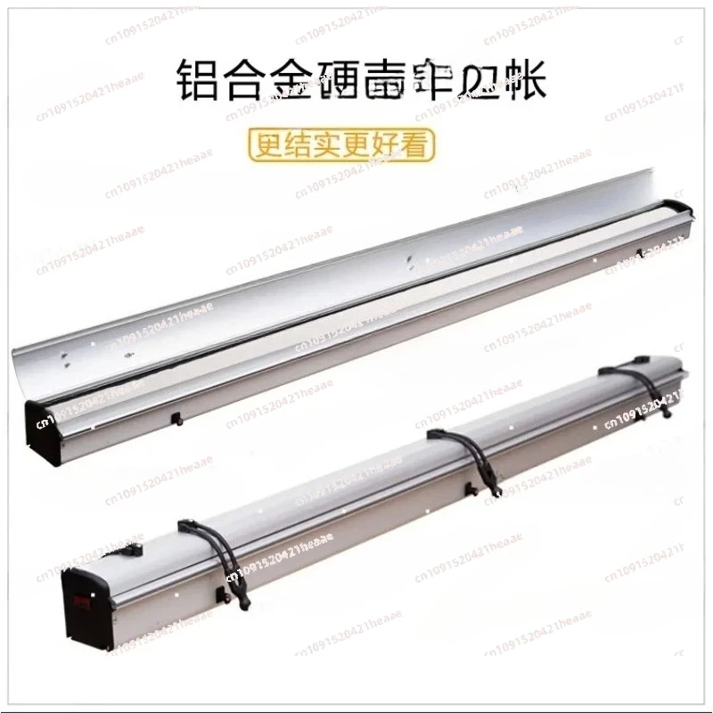 Suitable for Side Tent, Camping Black Rubber Car Side Sunshade，Aluminum Alloy Shell Waterproof and Sunscreen Car Side Canopy,