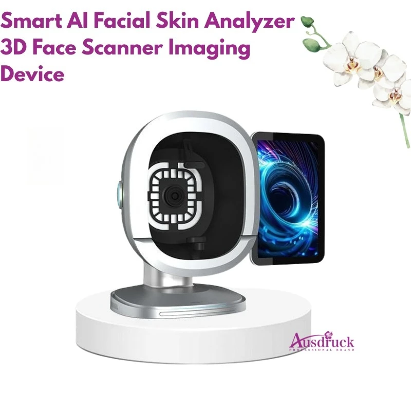 Smart AI Facial Skin Analyzer Machine 3D Face Scanner Skin Detection Device for Salon Spa