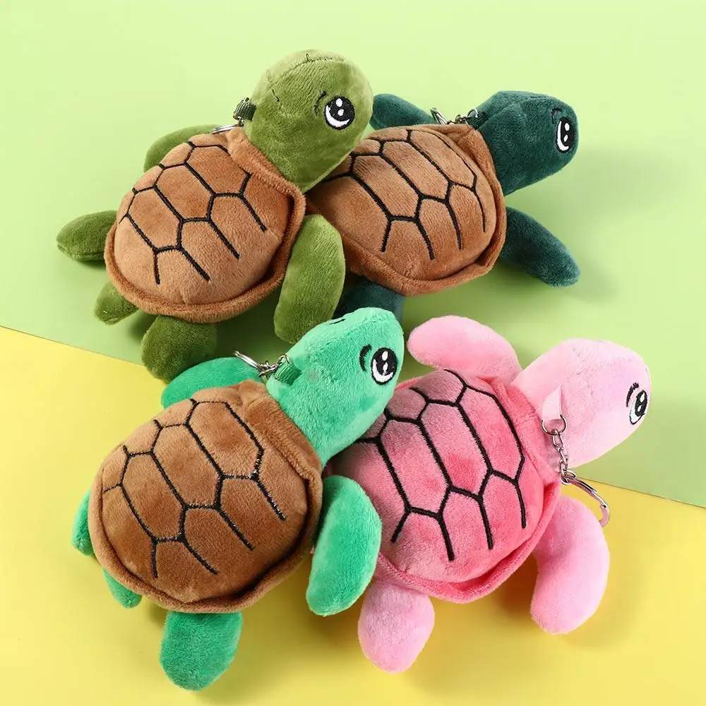 Stuffed  Bag Ornaments Bag Decor Turtle  Keyring Cute Turtle Keychain Tortoise  Pendant  Tortoise