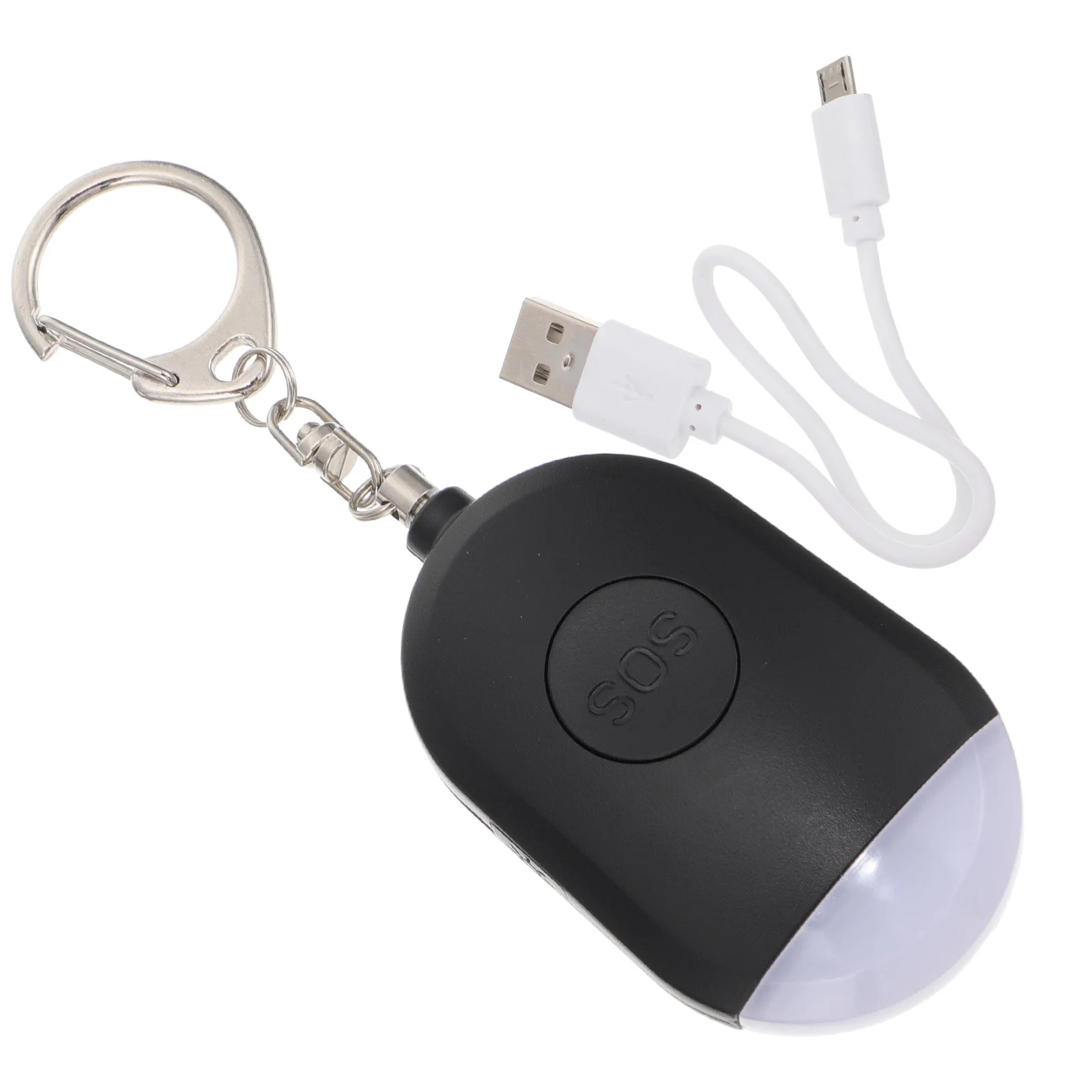 1Pcs Personal Security Alarm Portable Emergency Alarm Keychain Loud Sound LED Light for Night Safety