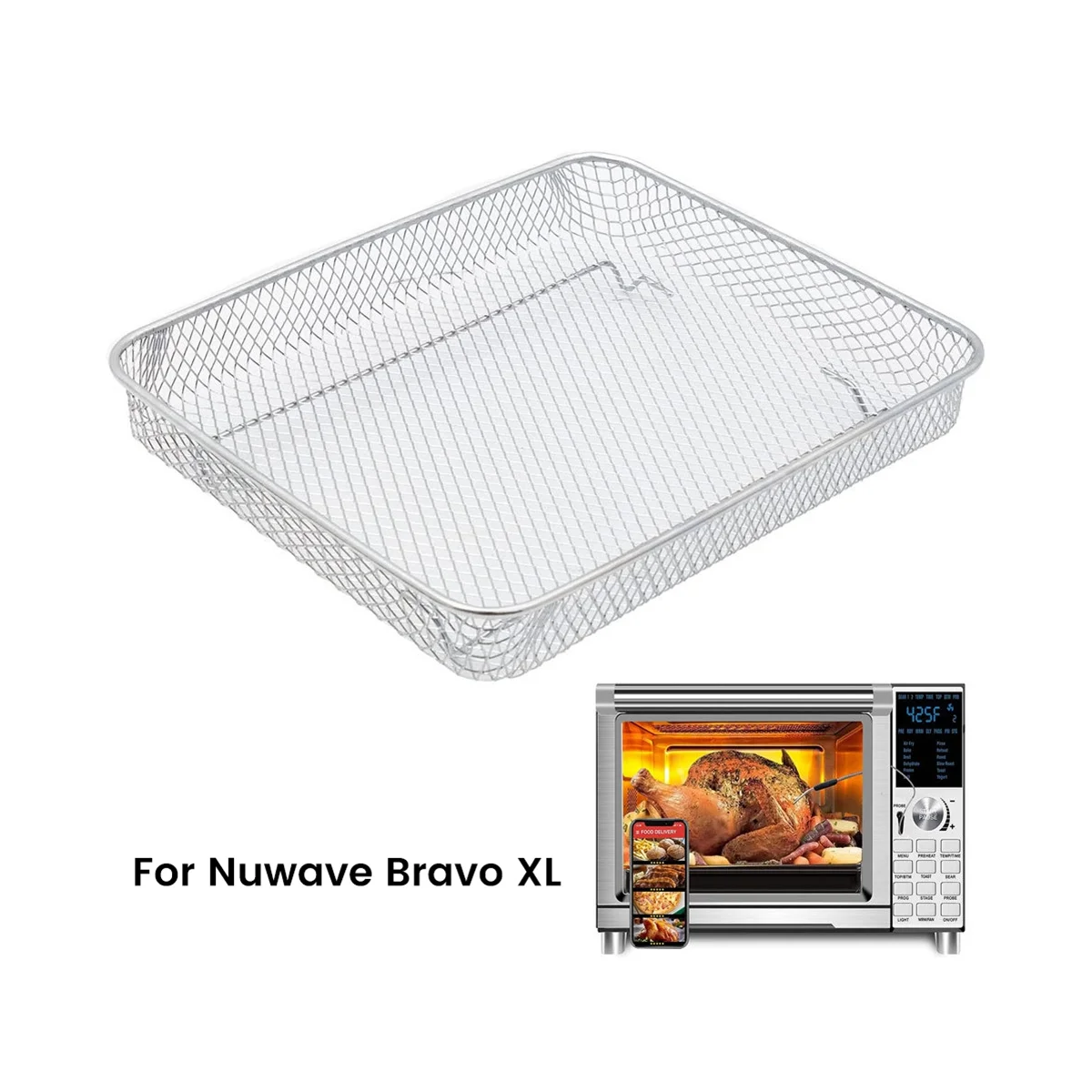 سلة A09G لفرن الحمل الحراري XL سعة 30 لترًا، ملحقات بديلة للخبز المنزلية