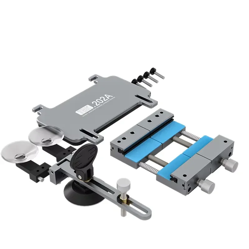 TBK202A 3-in-1 Manual Phone Screen Repair Fixture No-heating Screen Opener Support Pressure Holding Clamp