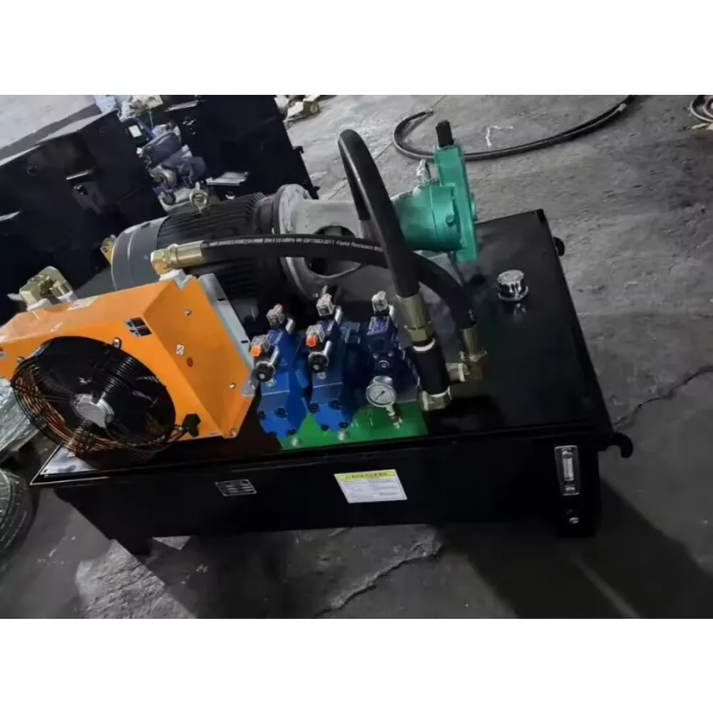 Hydraulic machine tool pump station system