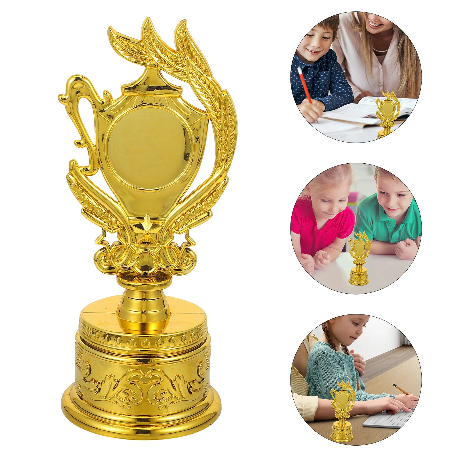 

Plastic Award Small Trophy Cup For Sports Competition Prize Kids Teens Recognition Competition Supply Compact Sports