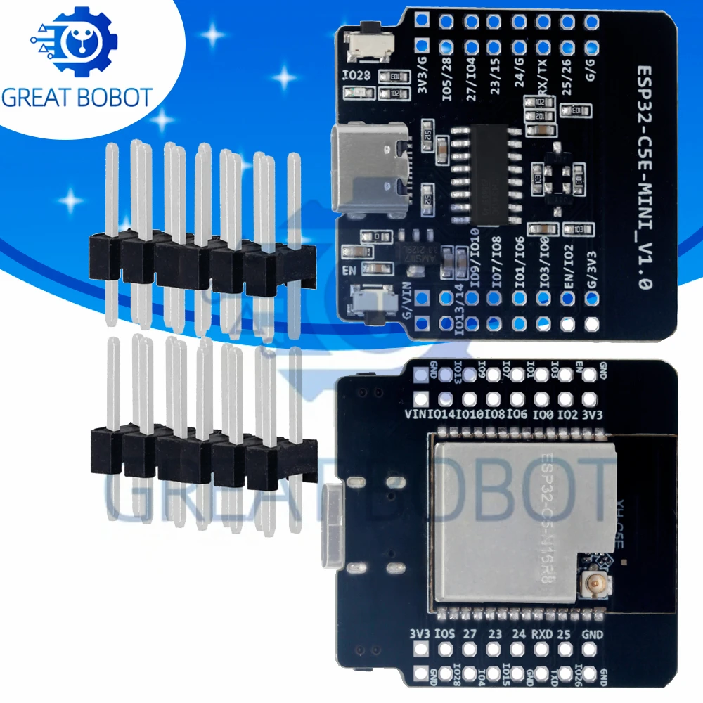 ESP32-C5 MINI Core Development Board, Dual-Band WiFi6 2.4GHz&5GHz Bluetooth BLE