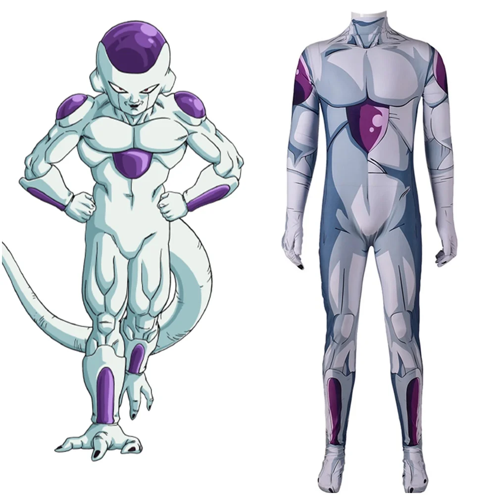 

G.B Frieza Costume Cosplay Halloween Jumpsuit Adult Kids