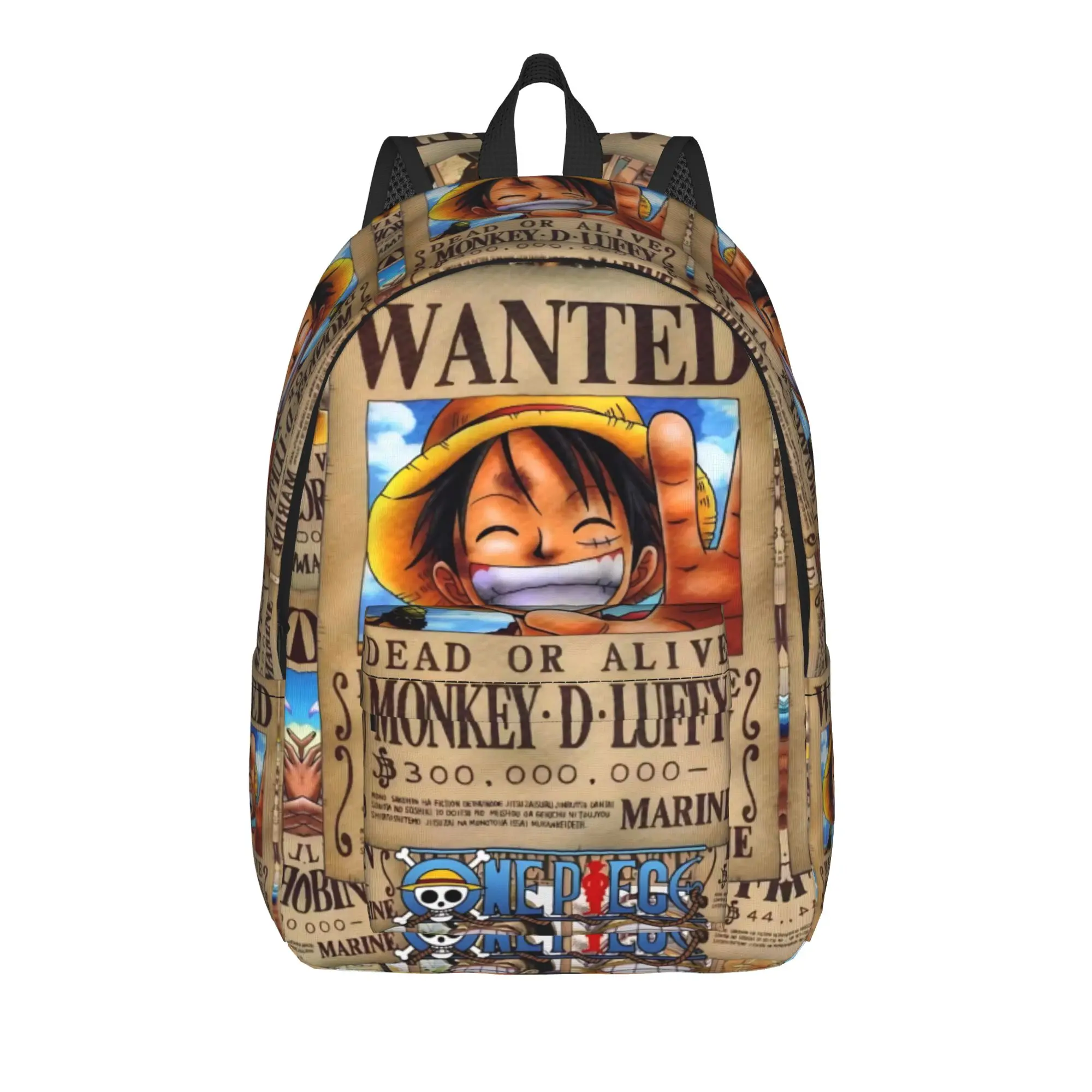 

Fashion One Piece Backpack funko Mochilas Daily Hiking Sturdy Shoulder Rucksack