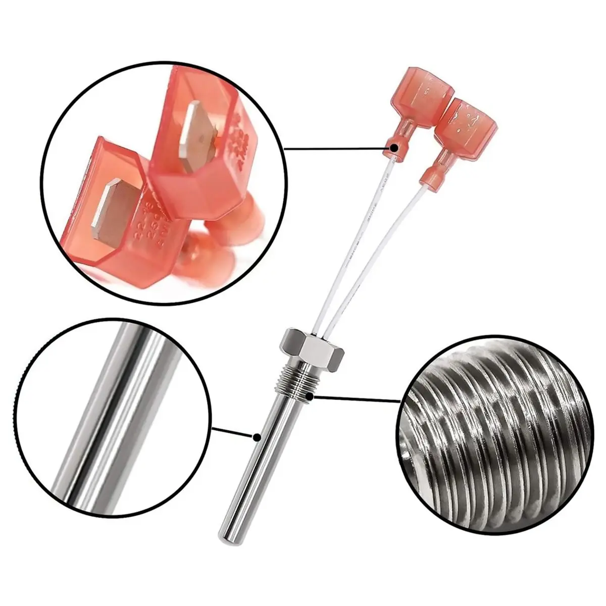 DT35BG 2Pcs 42002-0024S Stack Flue Sensor Replacement for Pool Spa Heater Elecrical System SR200 SR333 SR400 Accessory