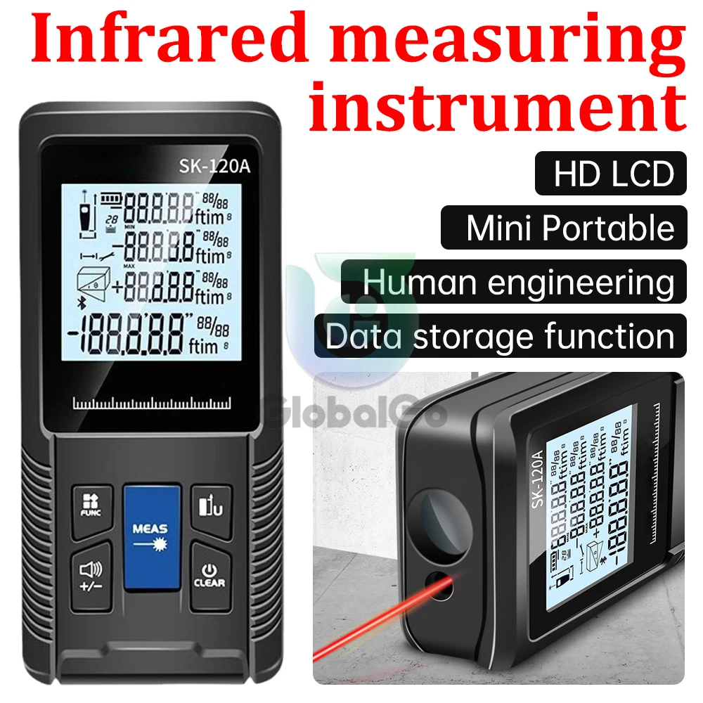 

Laser Tape Measure 40M 50M Laser Distance Meter Rangefinder Profesional Digital Range Finder Ruler Test Tools