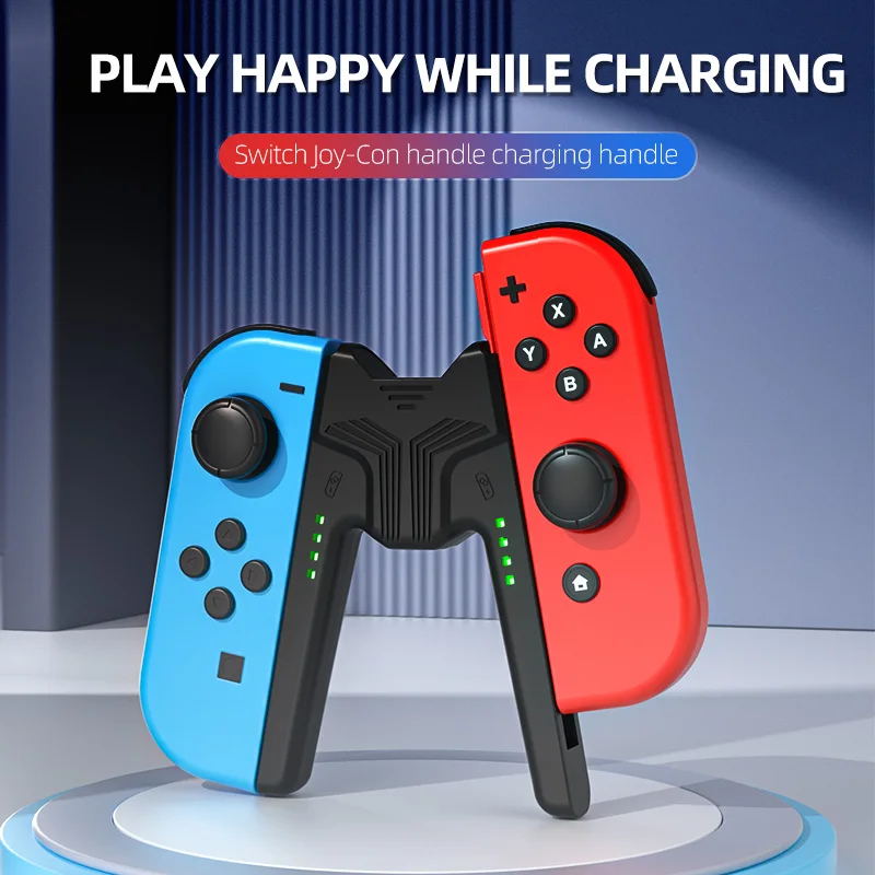 Aolion Oplaadgreepbeugel voor schakelaar Joycon Handvat Gaming Controller Grip Laadstation voor Nintendo Switch-accessoires