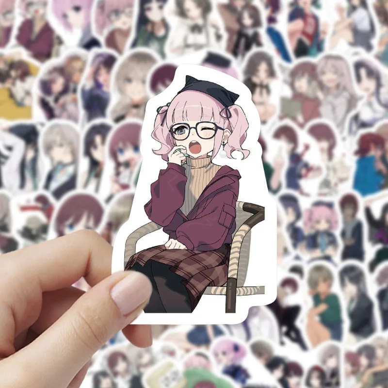 50/30/10 Stuks Yomozuki Runa Jabami Yumeko Anime Rond Graffiti Stickers Scooter Laptop Auto Uiterlijk Decoratie Stickers