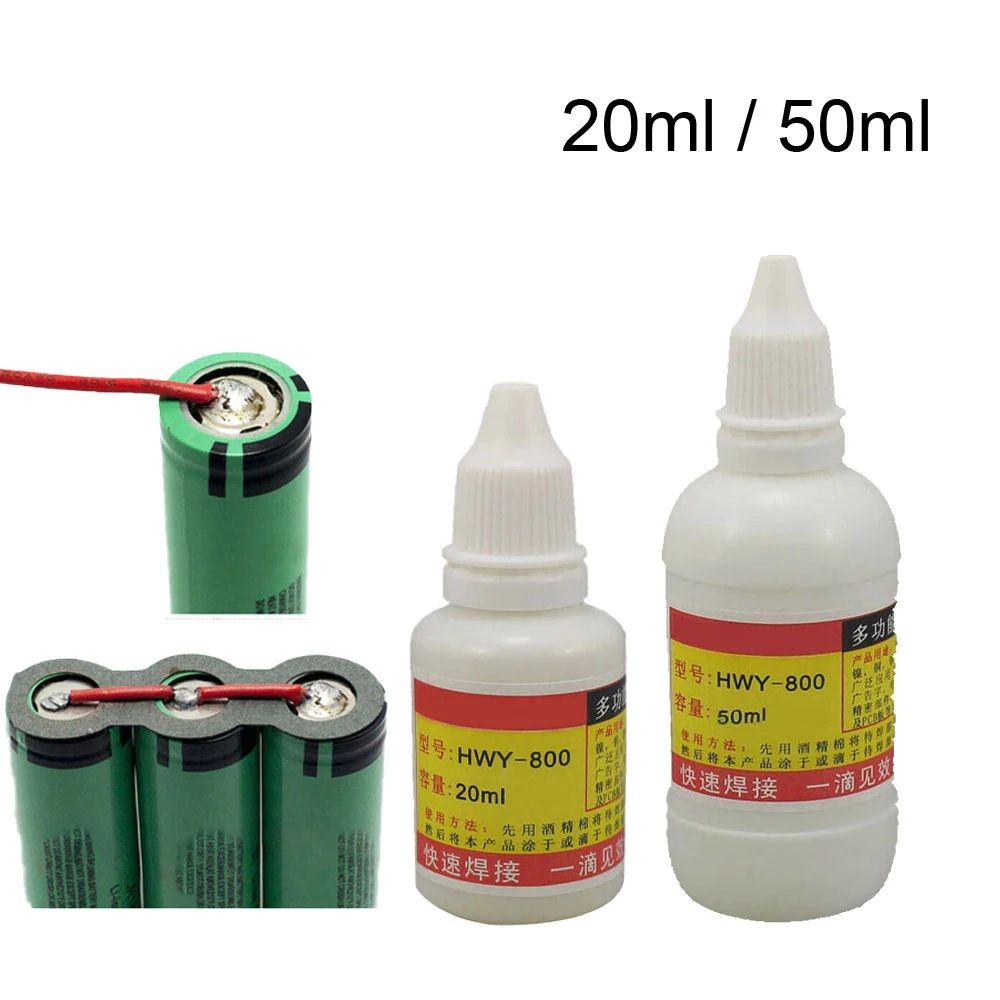 

Stainless Steel Flux Soldering Paste Liquid Welding Solder Tool HWY-800 Liquid Solder Water Durable Liquid Solders Welding