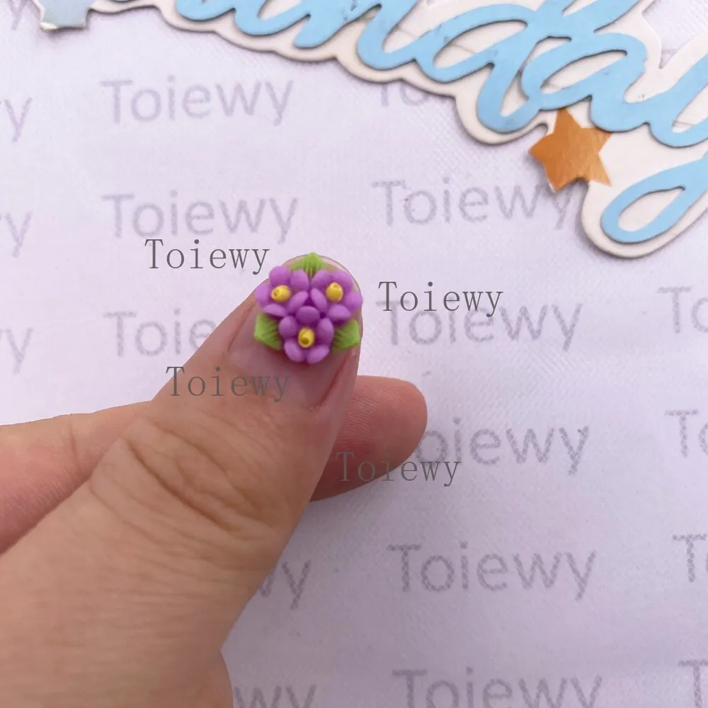 50pcs Mix Resin Mini Colorful Three Leaf Rose Flatback Flower Figurine Nail Art DIY Wedding Scrapbook Jewelry Crafts Accessories