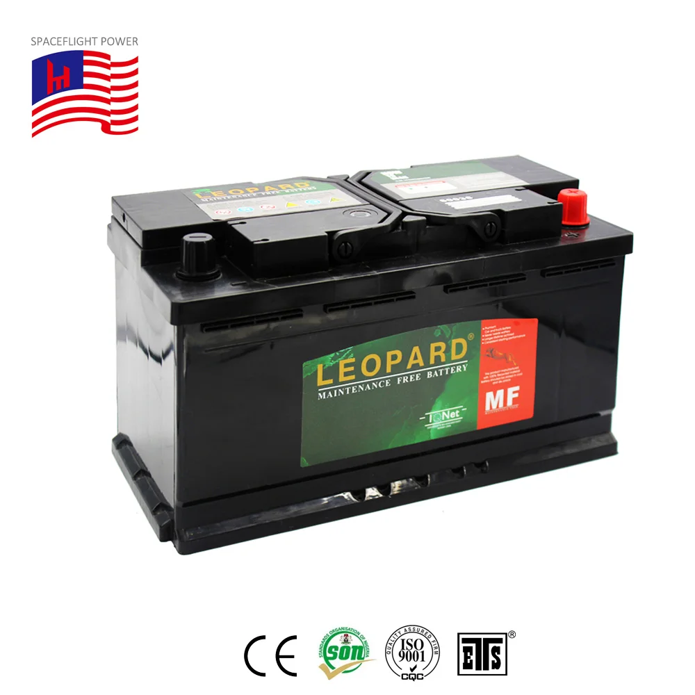 60038 12v 100ah Lead acid car battery DIN100 high quality MF battery