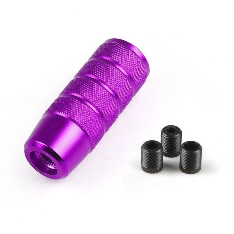 9,5 cm Universal rutschfeste Schaltgetriebe aus Aluminiumlegierung, gerändelter Schalthebelknopf, gebrannter blauer Schaltknauf – Detail 7