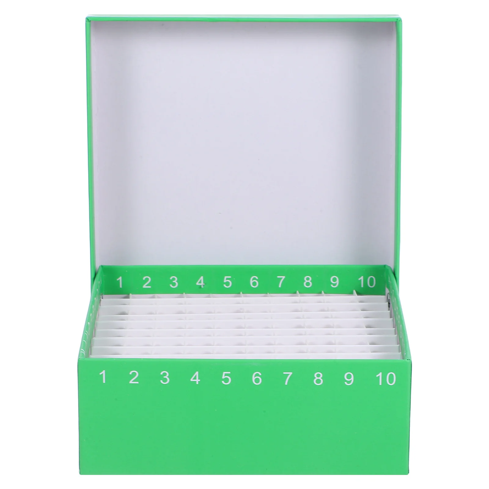 Cell Freezing Box Test Tubes Holder Lab Samples Microtube Storage Waterproof Fliptop 100 Well Freezer Box Teaching