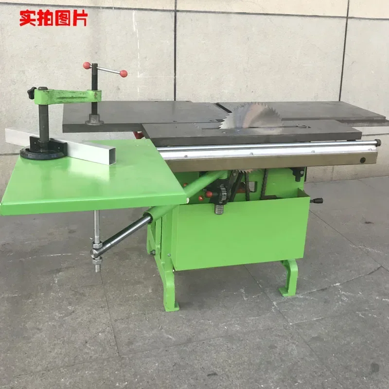 Multifunctional 300 planer machine MQ343 square hole drill saw planer all-in-one with push table woodworking planer