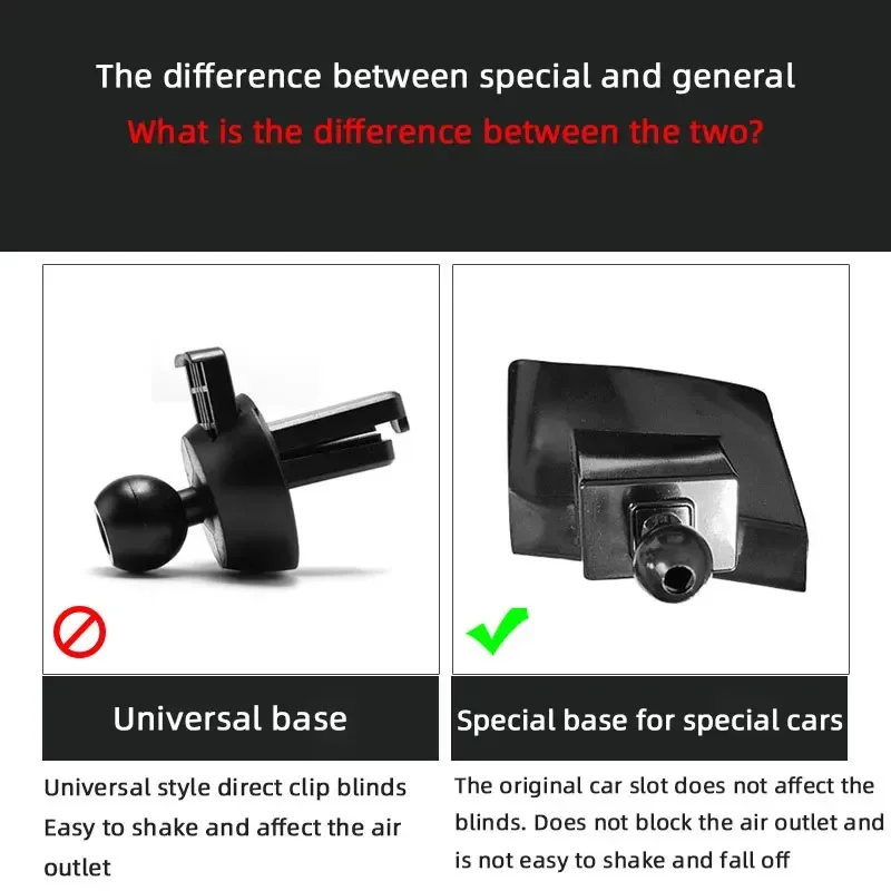 Dedicated Bracket Fixed Base Collocation Phone Mounts Car Smartphone Holders For JAC Refine M4 M3 M3 PLUS 2017-2022 Accessories