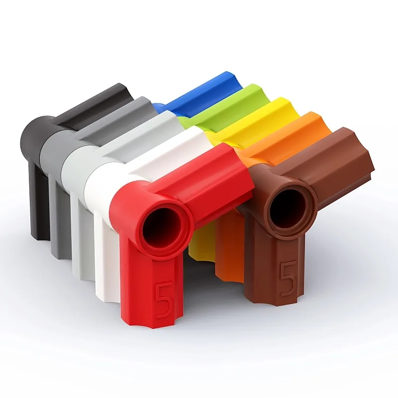 30PCS ANGLE ELEMENT, 112,5 DEGR. [5] Compatible With 32015 41488 CONNECTOR Self-Locking Bricks Building Blocks Toys Accessories