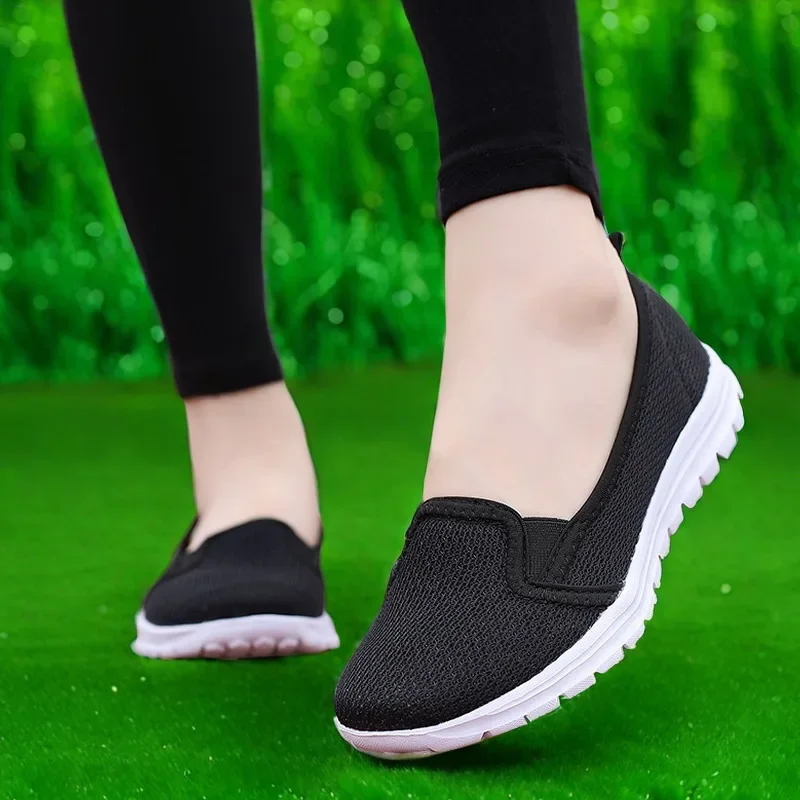 Flat Women Shoes Net Women's Shoes Of Luxury Brands Tennis Luxury Brand 2024 Women's Summer Ballet Flats Female Sneakers Tennis