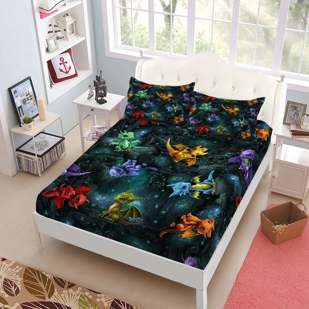 Bestseller Fiction Novel Fitted Sheet Set, Children Single Double Queen Bed Protector