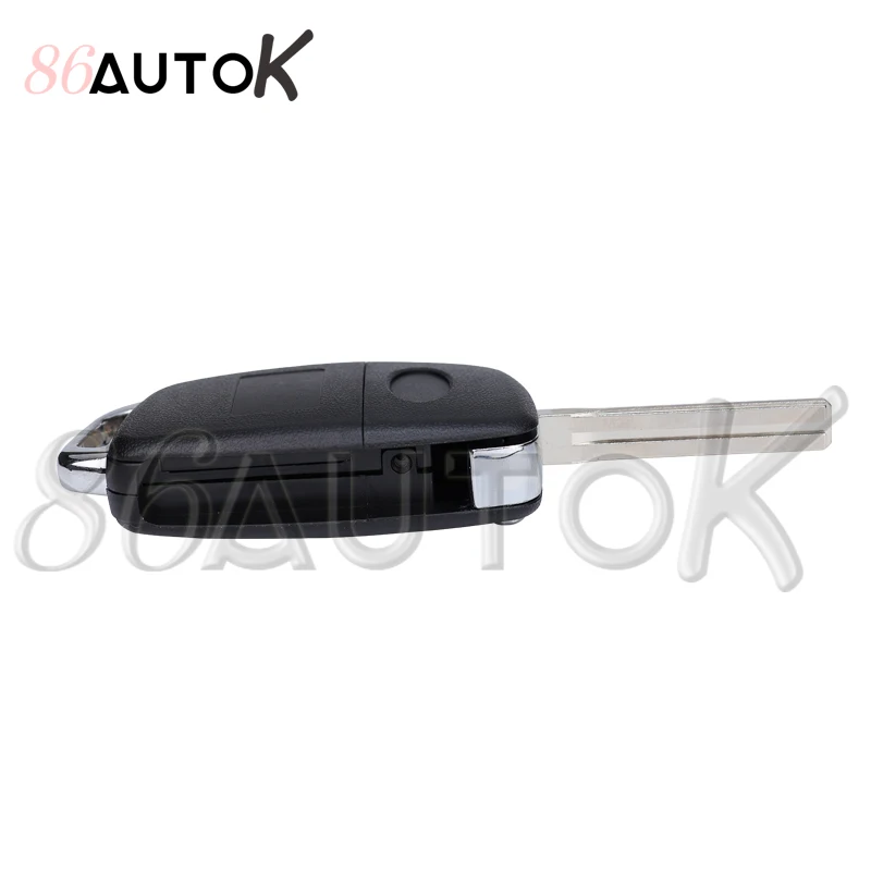 Flip Folding Car Key Shell Car Key Remote Case Fob Cover for Hyundai IX35 IX45 Accent I40 HB20 SANTA FE For Solaris 3/4 Buttons