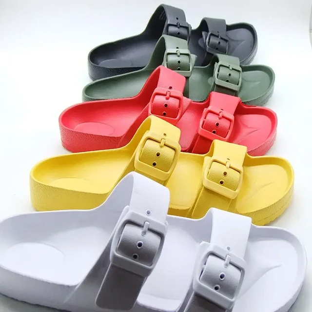 Women Jelly Shoes Summer Sandals Female Flat Shoe Casual Ladies Slip On Slippers Woman Candy Color Open Toe Beach Footwear Women s Slippers AliExpress