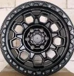 17 Inch Hexagon Beadlock Off Road Alloy Wheels Red/Bronze/Gunmetal/Black Multiple PCD Heavy Duty 4x4 Pickup SUV Rims