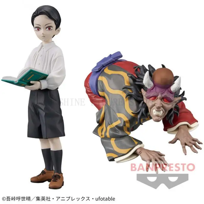 شخصيات نموذج أنمي Banpresto deman Slayer ، Gyokko ، Gyuutarou ، Hantengu ، Giyuutarou ، Daki ، ألعاب محاصر أصلية ، متوفرة بالمخزون
