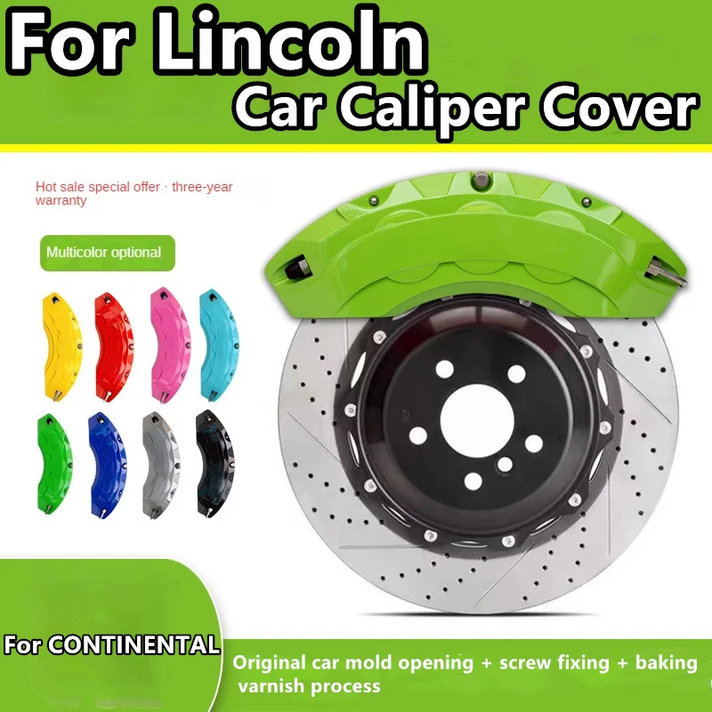 For Lincoln CONTINENTAL Brake Caliper Cover Aluminum Alloy Front Rear Wheel Modification Kit Fit 2.0T 3.0T 2017 2018 2019 2020