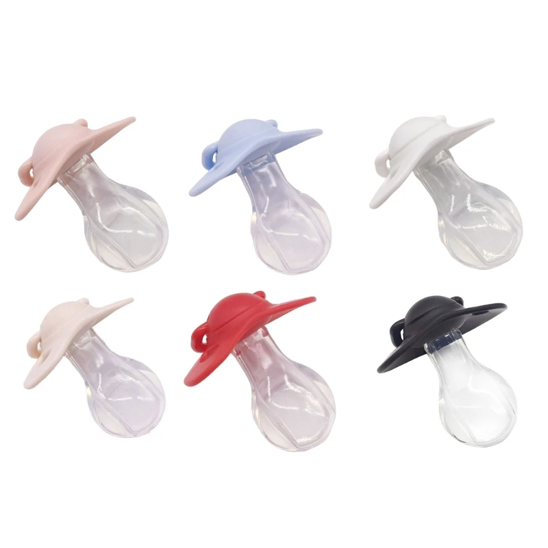 

Stress Relief Adult Pacifier Soft Silicone Male Female Soother Pacifier Ergonomic Reduced Snoring for Anxiety Reduction