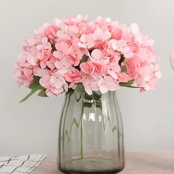 Artificial flowers silk hydrangea high quality retro fake flowers for wedding party home decor diy silk flowers