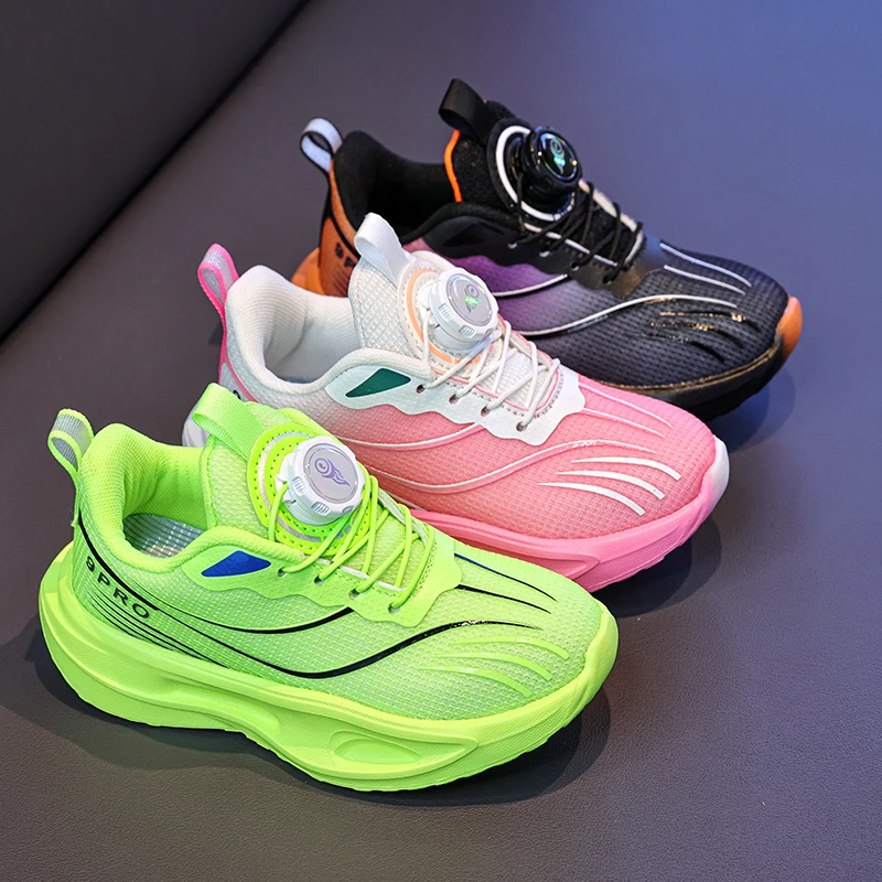 

Детские кроссовки для бега, уличные нескользящие мягкие кроссовки, детская дышащая вязаная спортивная тренировочная обувь, прогулочная спортивная обувь