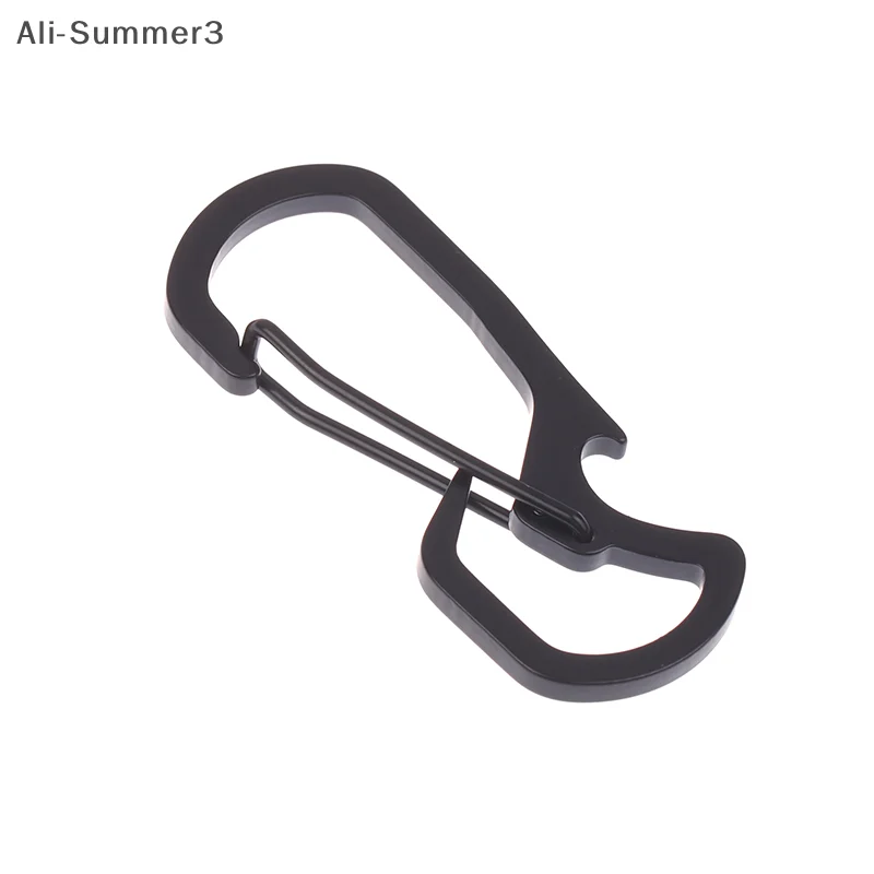 (YY)1개 2025년 신형 스테인리스 병따개 다기능 카라비너 육각 드라이버 야외용 열쇠고리