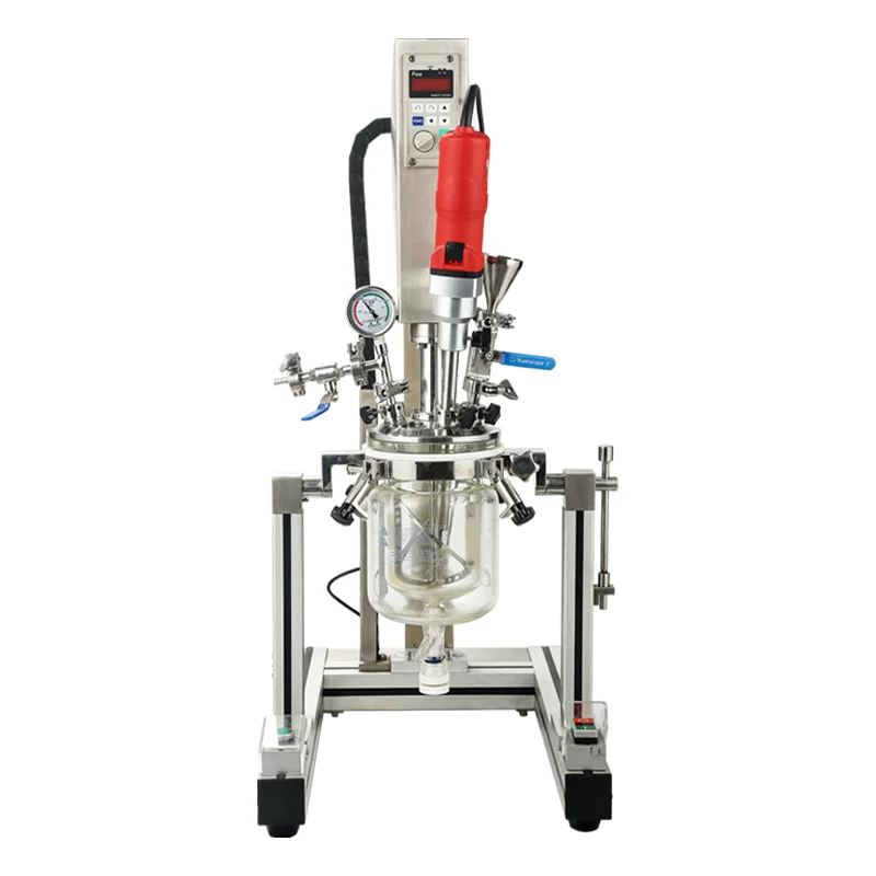 Laboratory Reactor Vacuum Homogenizer Emulsifier Shear Vacuum Homogenizer Cosmetics Mixing