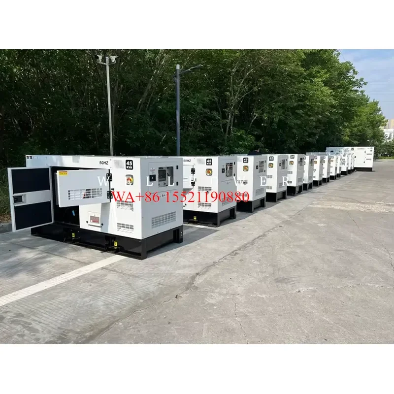 WMWMNU for Home Use Small Power Silent Diesel Generators 7KW 9KVA 8KW 10KVA Auto Start Open Frame 50/60Hz 12V DC Start Diesel