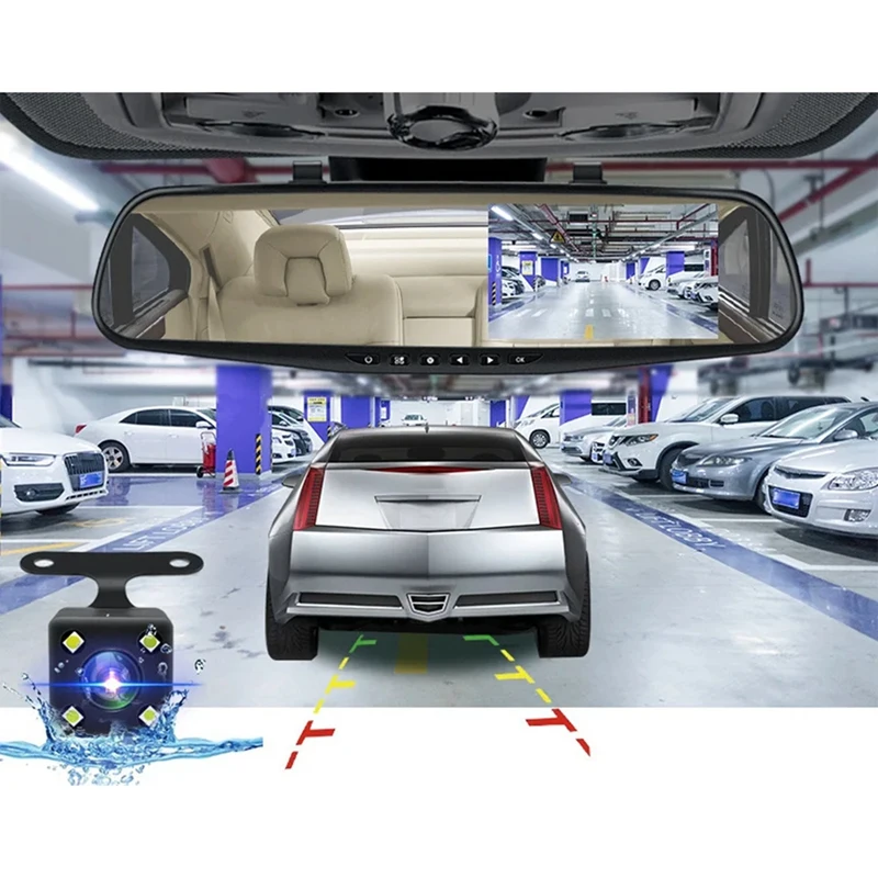 كاميرا داش للرؤية الخلفية ، دعم مسجل تلقائي ، مسجل فيديو ، من من من من من من من من الخلف ، P ، FHD