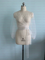 Bolero de manga larga para vestido de novia, abrigo de fiesta, chaqueta Bolero nupcial, capa para mujer, accesorios de boda