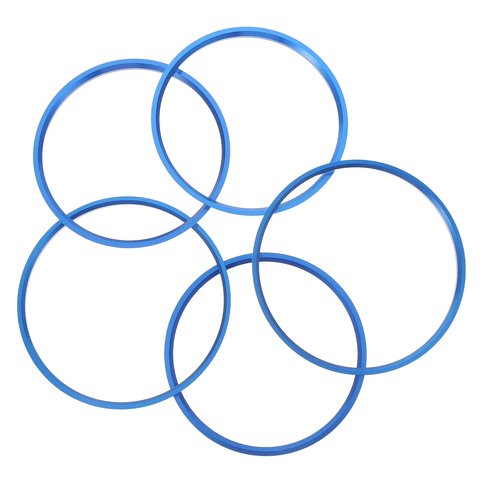 

Набор из 5 декоративных колец премиум-класса для вентиляционных отверстий автомобиля: обновление и современный стиль приборной панели