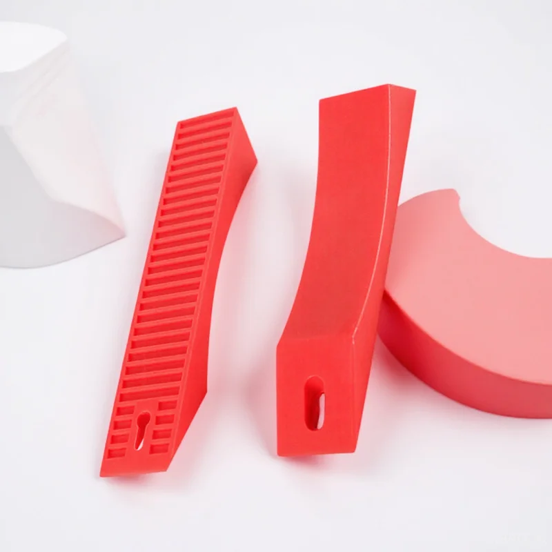 

2Pcs Barbell Deadlift Platform Silicone Plate Portable Home Fitness Room Supplies Weight Lifting