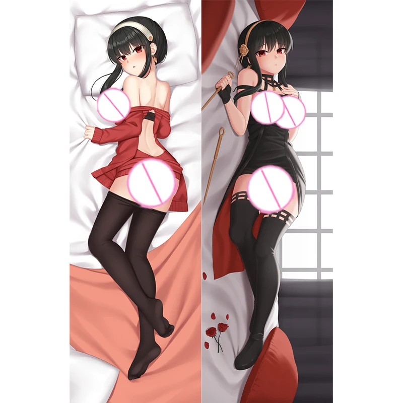 Dakimakura Anime Pillow Cover Yor Forger Double Sided Print 2Way Cushion Bedding Gifts