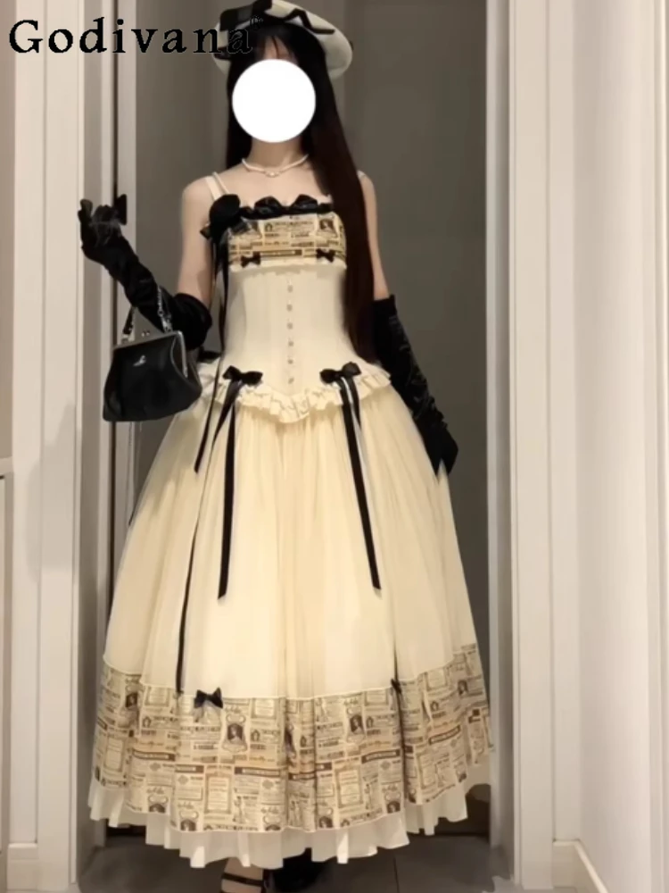 

French Style High-End Elegant Lady Original Lolita Dress Birthday Coming-of-Age Ceremony Princess Style Student JSK Dress