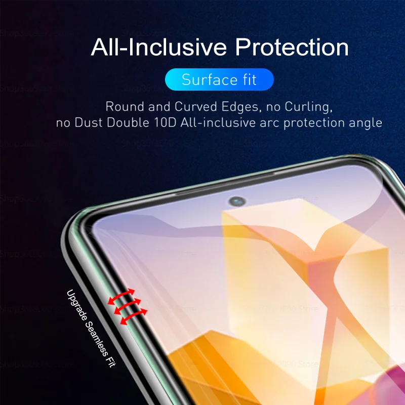 4in1 Front Hydrogel Film 4in1 For Infinix Hot 40i Camera Lens Protector For Infinix Hot 40 I I40 hot40i 6.56\'\' Screen Protective