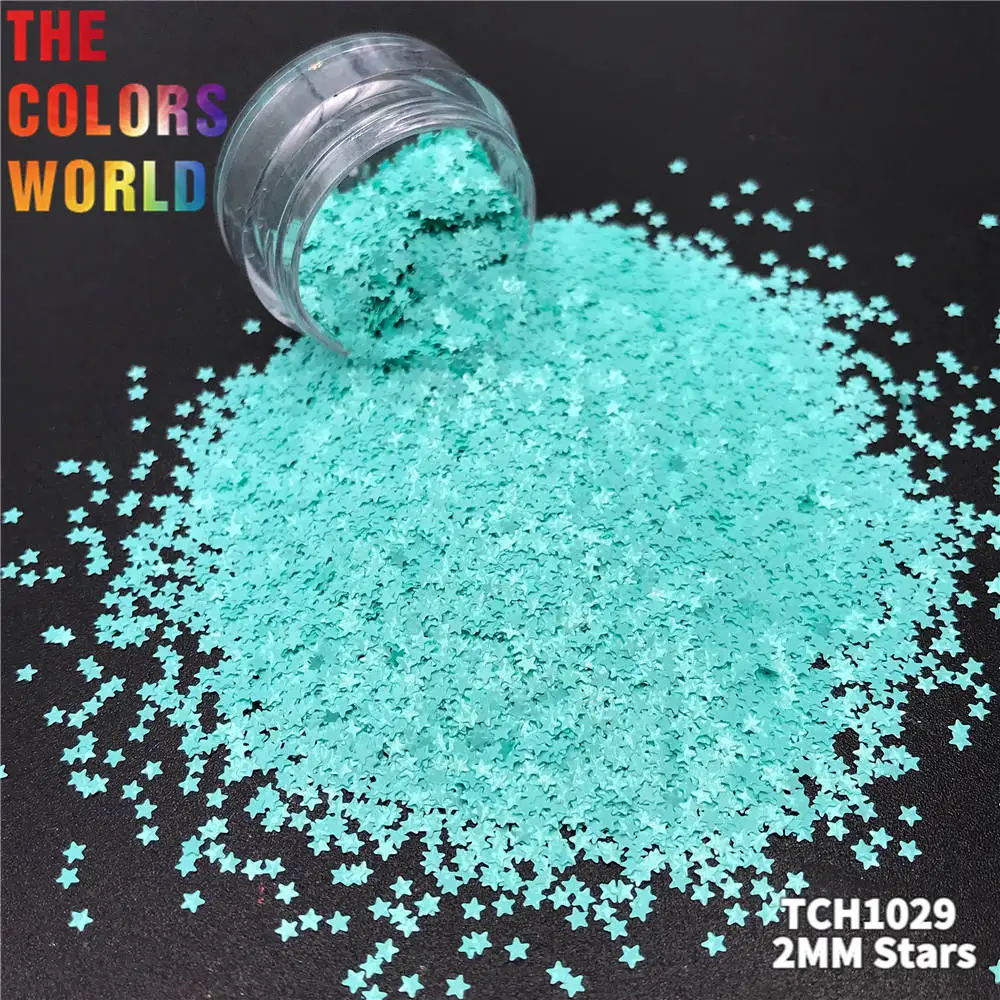 TCT-758 Star Nails And Hair Glitter Solvent Resistant Shapes Glitter Sequins Makeup PET Paillettes For wedding Confetti DIY