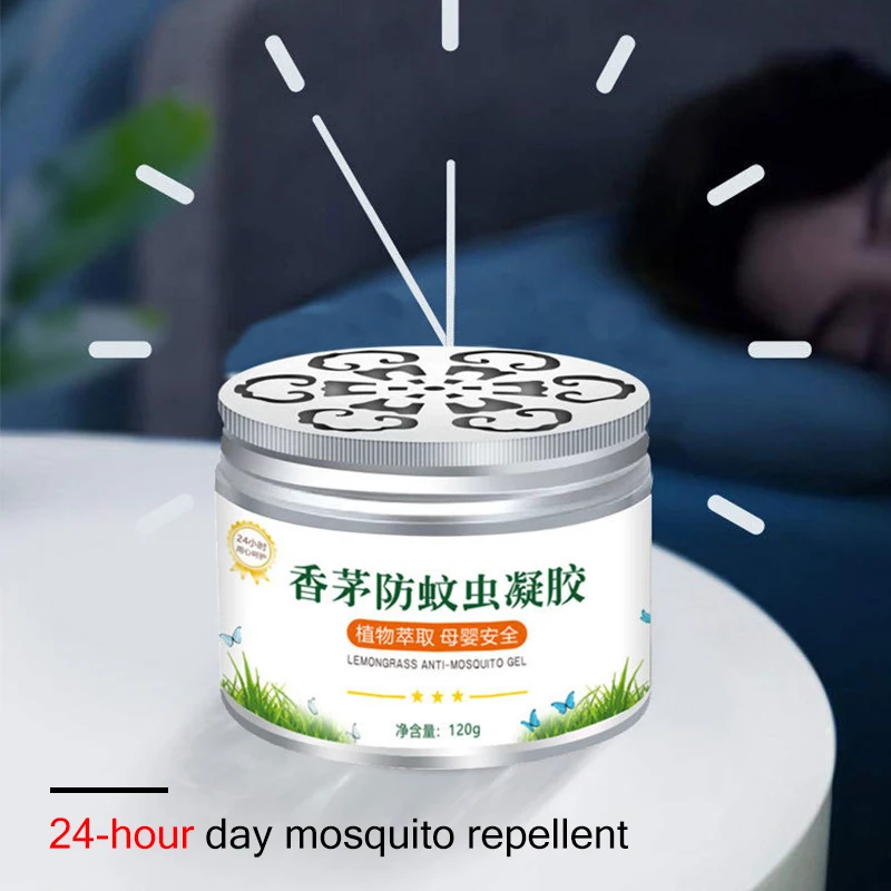 120g Citronella Mosquito Repellent Gel Natural Repellent Liquid Household Mosquito Repellent Cream For Children Pregnant Women