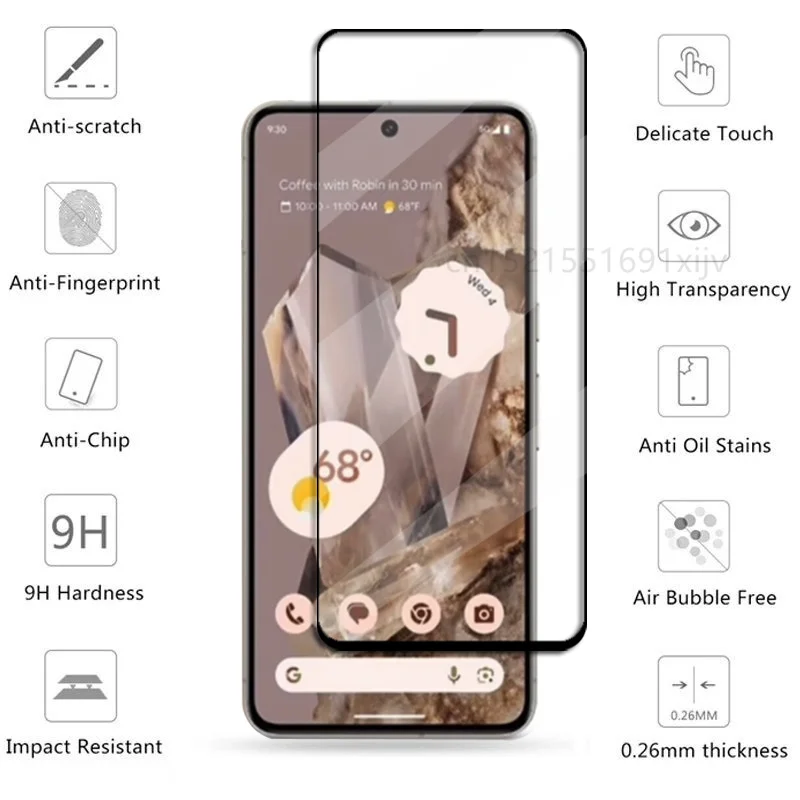 Full Cover Glass For Google Pixel 9 Pro Tempered Glass For Google Pixel 9 Pro XL Screen Protector HD Phone Lens Film Pixel 9 Pro