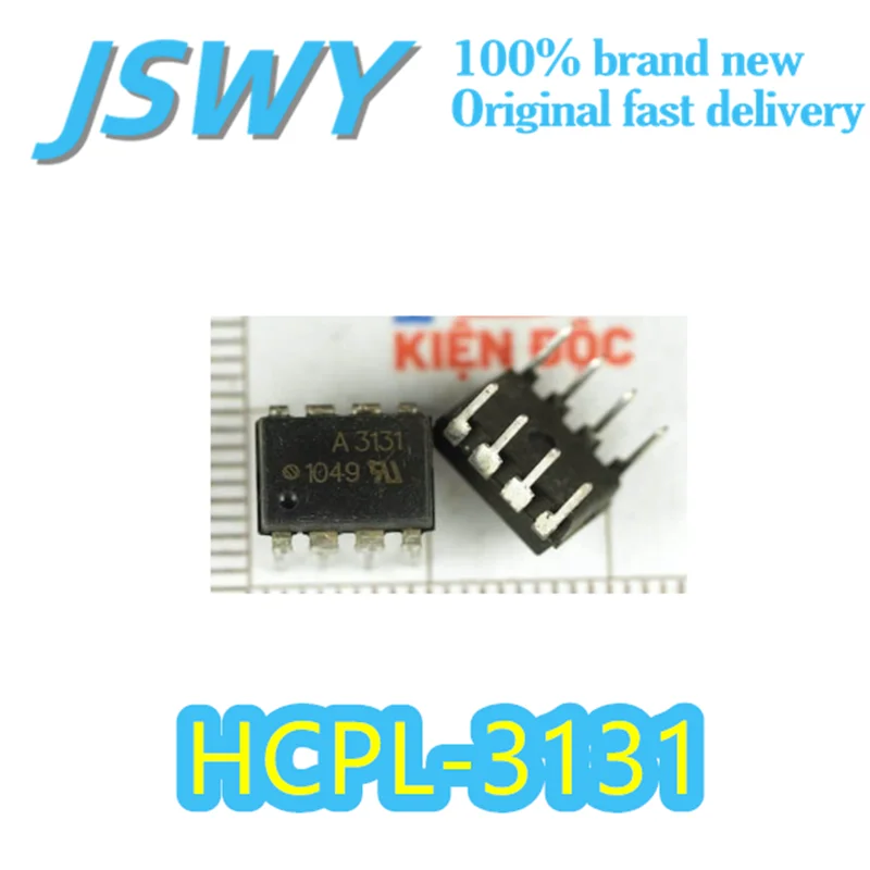 

(10/50 pieces) HCPL-3131 Silkscreen A3131 DIP-8 Package High Speed Optocoupler Isolator 1MBd Transfer Rate Electronic